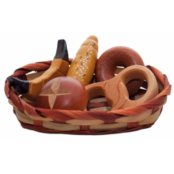 Kaufladen Küche Brotkörbchen mit Brezel Donut 