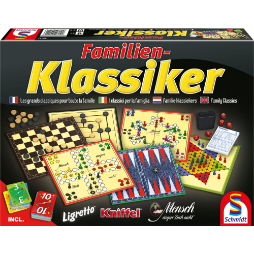 Schmidt Spiele Familien-Klassiker Spielesammlung inklusive Ligretto