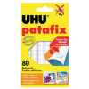 Patafix Weiß UHU 80 Stück ablösbar - doppelte Klebestreifen