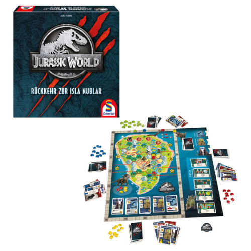 Schmidt Spiele Brettspiel Jurassic World Rückkehr zur Isla Nublar