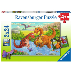 Ravensburger Puzzle Spielende Dinos 2x24 Teile