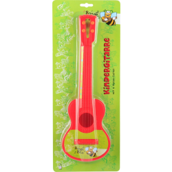 Kindergitarre Kunststoff rot 40cm Musikspielzeug