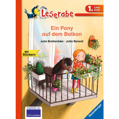 Ravensburger Buch Leserabe Ein Pony auf dem Balkon 1.Lesen