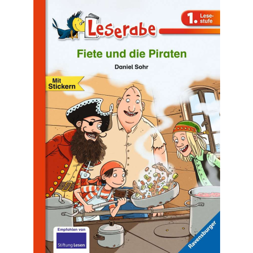 Ravensburger Buch Leserabe Fiete und die Piraten 1.Lesen