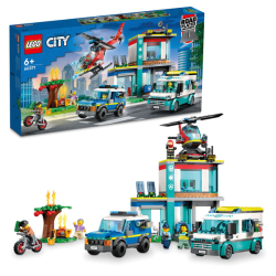 LEGO City Hauptquartier der Rettungsfahrzeuge 60371