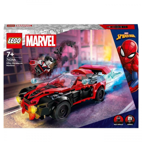 LEGO Marvel Spiderman Miles Morales vs. Morbius 76244