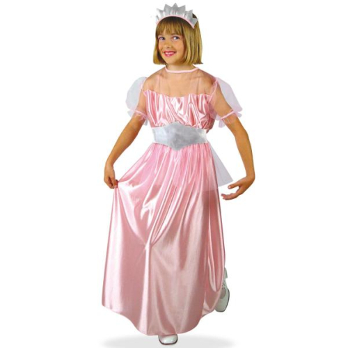 Fasching Kostüm Prinzessin PB 2-tlg. mit Gürtel und Kopfschmuck