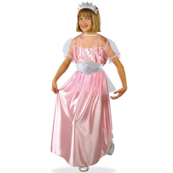 Fasching Kostüm Prinzessin PB 2-tlg. mit Gürtel und Kopfschmuck 128