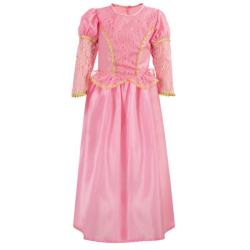 Fasching Kostüm Prinzessin 1-tlg. Prinzessinnen Kleid rosa