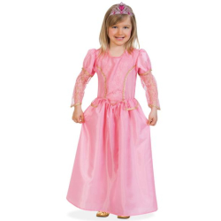 Fasching Kostüm Prinzessin 1-tlg. Prinzessinnen Kleid rosa 104