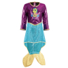 Fasching Kostüm Meerjungfrau Mermaid 1-tlg. Kleid mit Schwanzflosse