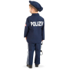 Fasching Kostüm Polizei Österreich 2-tlg. mit Krawatte und Mütze Polizist  116