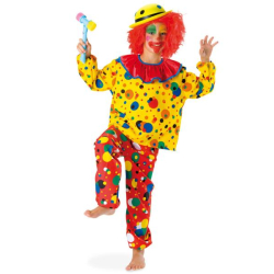 Fasching Kostüm Clown 2-tlg. Clownhose Clownshirt 98