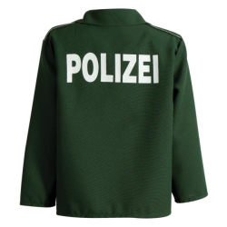 Fasching Kostüm Polizei 2-tlg. mit Mütze Grüner Polizist  104