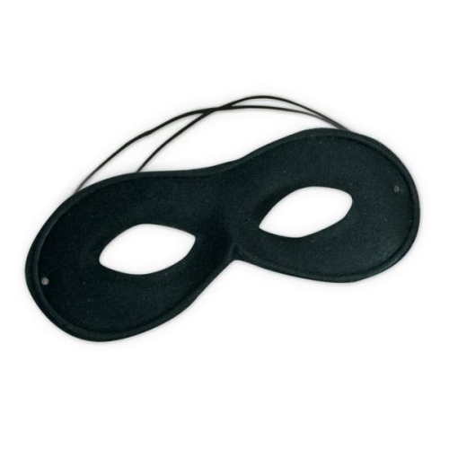 Fasching Halloween Kostüm Zubehör Gesichtsmaske Domino Maske schwarz