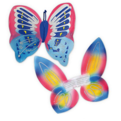 Fasching Kostüm Schmetterlingsflügel sortierte Farben