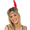Fasching Kostüm Zubehör Stirnband Indianer 1-tlg sortierte Farben