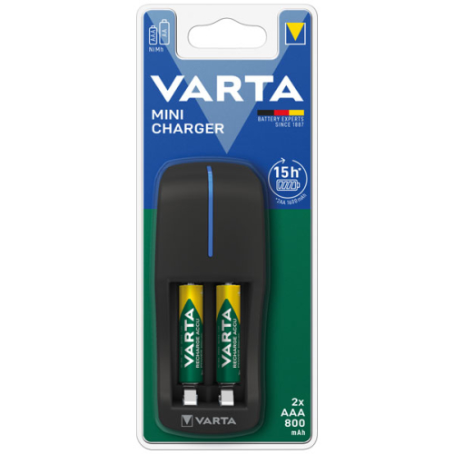 VARTA Batterien Mini Charger Ladegerät für AAA Batterien