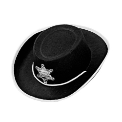 Fasching Kostüm Cowboyhut Sheriff Hut  aus Filz