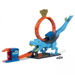 Hot Wheels City T-Rex Chomp Down TVD Dinosaurier Spielset