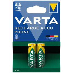 VARTA Batterien AA RECHARGE ACCU phone 2 Stück 1600mAh