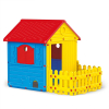 Spielhaus mit Zaun Kinderhaus