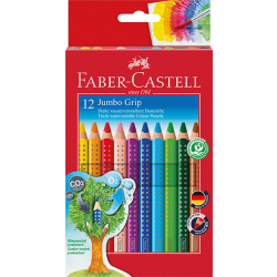Faber-Castell Farbstifte Buntstifte Jumbo Grip 12er