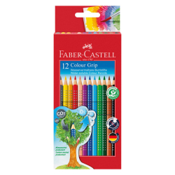 Faber-Castell Farbstifte Buntstifte Colour Grip 12er