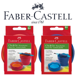 Faber-Castell Wasserbecher Clic&Go für...