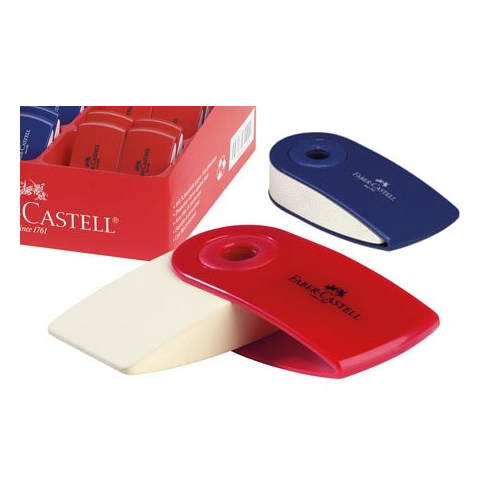 Faber-Castell Radierer Sleeve Mini 1 Stück sortierte Farben