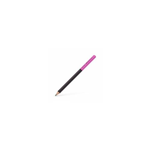Faber-Castell Bleistift Jumbo Grip HB schwarz pink