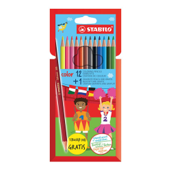 Stabilo Bunststifte Color dünn 12er + 1 Bleistift