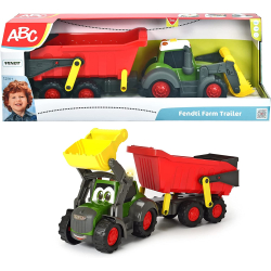 Simba Dickie ABC Fendti Traktor + Farm Trailer