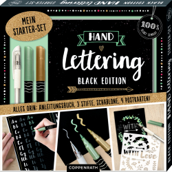 Die Spiegelburg Mein Handlettering Starter-Set Black Edition