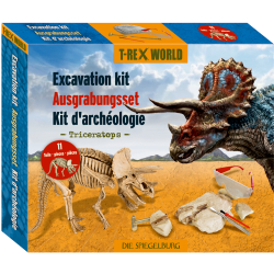 Die Spiegelburg Dinosaurier Ausgrabungsset Triceratops T-Rex World