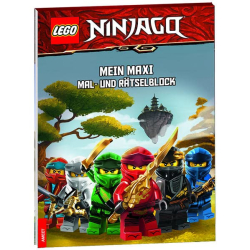 LEGO Ninjago Mein Maxi Mal- und Rätselblock