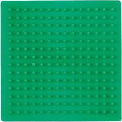 Hama Bügelperlen Stiftplatte Quadrat grün