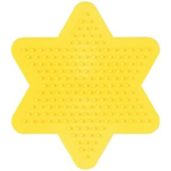 Hama Bügelperlen Stiftplatte kleiner Stern gelb