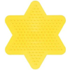 Hama Bügelperlen Stiftplatte kleiner Stern gelb