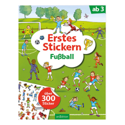 Stickerbuch Erstes Stickern Fußball 300 Sticker