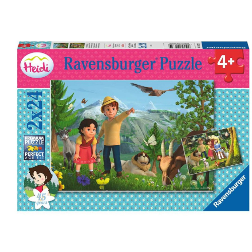 Ravensburger Puzzle Heidi´s Abendteuer 2x24 Teile
