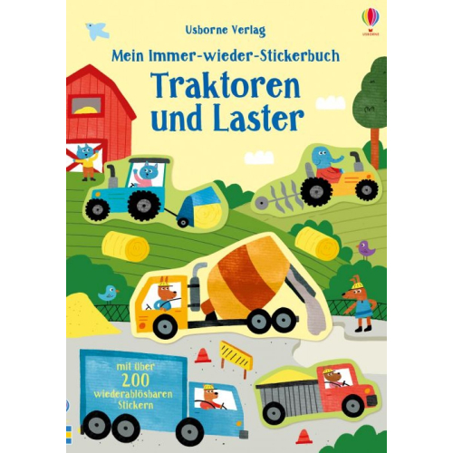 Stickerbuch Traktoren und Laster