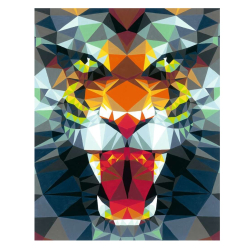 Ravensburger Malen nach Zahlen CreArt Polygon Tiger
