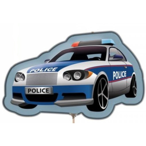 Mini-Folienballon Everyday, luftbefüllt, 5 Designs Polizeiauto