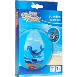 Splash & Fun Wasserball Beach Fun Seehund blau 29 cm