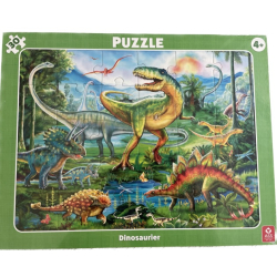 Kinder Rahmenpuzzle Dinosaurier ab 4 Jahre 30 Teile