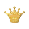 Folienballon Golden Crown Goldene Krone 104 cm Q-Shape