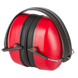 Kerbl Kapselgehörschutz klappbar, rot, 31 dB