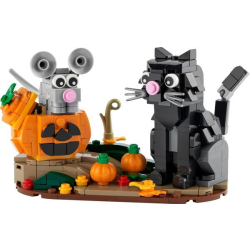 LEGO Katz und Maus an Halloween