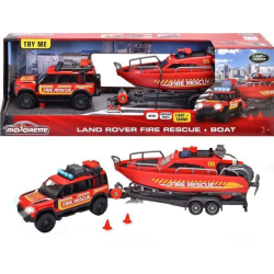 Simba Dickie Land Rover Fire Rescue + Boat ab 3 Jahren